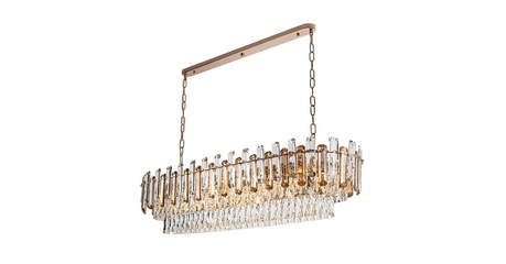 Подвесная люстра Modelux ML.9006.1200 GD-BR