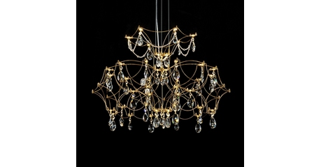 Подвесная люстра Modelux premium ML.7815.600P GD