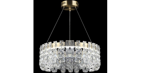 Подвесная люстра Reluce 02601-0.4-104W LED COP+CH