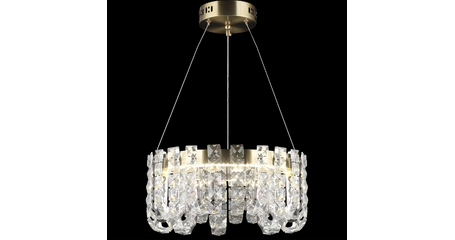Подвесная люстра Reluce 02601-0.4-80W LED COP+CH