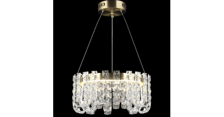 Подвесная люстра Reluce 02601-0.4-80W LED COP+CH
