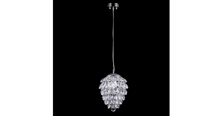 Подвесной светильник Crystal Lux Charme CHARME SP2 CHROME/TRANSPARENT