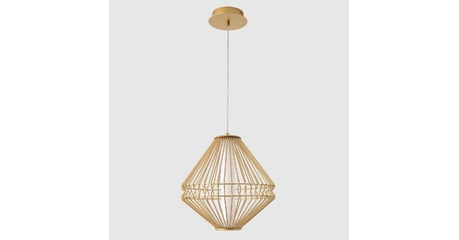 Подвесной светильник Crystal Lux CUADRA SP15W LED GOLD