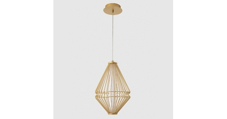 Подвесной светильник Crystal Lux CUADRA SP18W LED GOLD