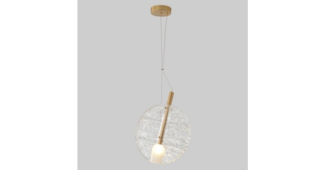 Подвесной светильник Crystal Lux FROZEN SP1 BRASS