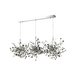 Подвесной светильник Crystal Lux GARDEN SP3х3 L1200 CHROME