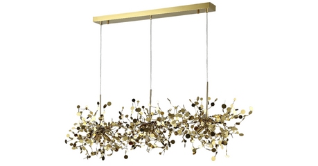 Подвесной светильник Crystal Lux GARDEN SP3х3 L1200 GOLD