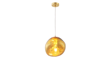 Подвесной светильник Crystal Lux MALAGA SP1 D200 GOLD