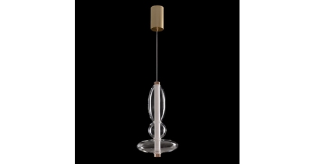 Подвесной светильник Crystal Lux QUASAR SP10W LED TRANSPARENT