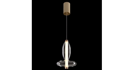 Подвесной светильник Crystal Lux QUASAR SP7W LED TRANSPARENT