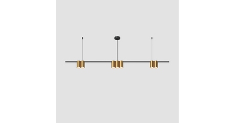 Подвесной светильник Denkirs Orbit DK4063-BK+SG