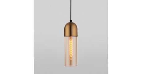 Подвесной светильник Eurosvet Airon 50180/1 янтарный