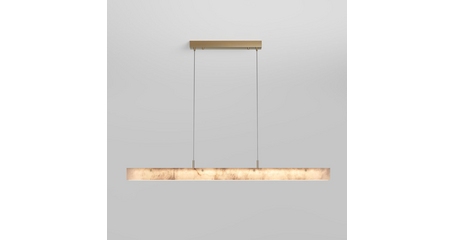 Подвесной светильник Eurosvet Alabaster 604053 LED латунь/ алебастр a072022