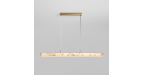 Подвесной светильник Eurosvet Alabaster 604053 LED латунь/ алебастр a072022