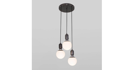 Подвесной светильник Eurosvet Bubble 50151/3 черный жемчуг