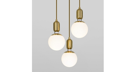 Подвесной светильник Eurosvet Bubble 50151/3 латунь
