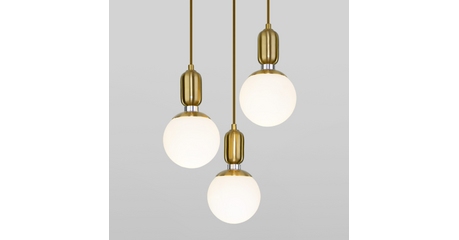 Подвесной светильник Eurosvet Bubble 50151/3 латунь