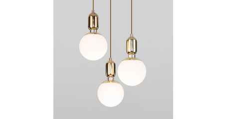 Подвесной светильник Eurosvet Bubble 50151/3 золото