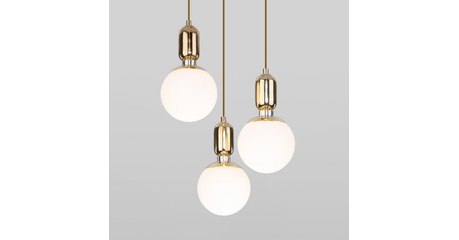 Подвесной светильник Eurosvet Bubble 50151/3 золото