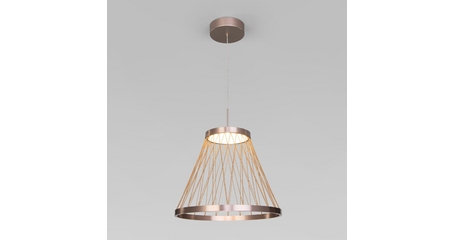 Подвесной светильник Eurosvet Cesta 40016/1 LED коричневый a069283