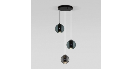 Подвесной светильник Eurosvet Cobble 50258/3 LED дымчатый/бирюзовый a064555