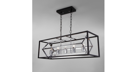 Подвесной светильник Eurosvet Crate 70122/5 черный