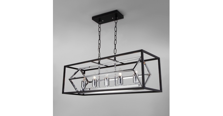 Подвесной светильник Eurosvet Crate 70122/5 черный