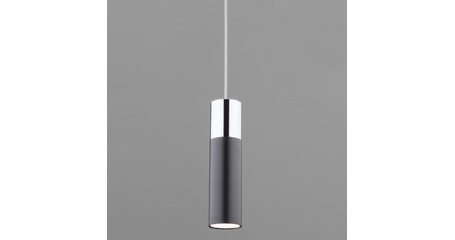 Подвесной светильник Eurosvet Double Topper 50135/1 LED хром/черный