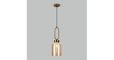 Подвесной светильник Eurosvet Flou 50229/1 янтарный