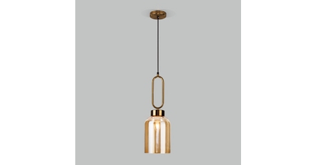 Подвесной светильник Eurosvet Flou 50229/1 янтарный