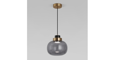 Подвесной светильник Eurosvet Jeffry 50241/1 LED дымчатый a060674