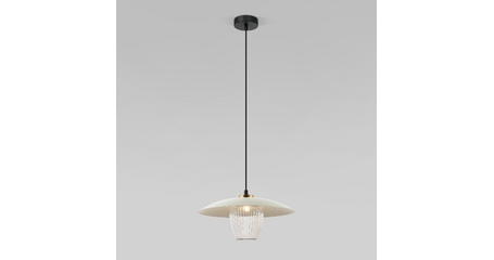 Подвесной светильник Eurosvet Kamari 50259/1 белый/прозрачный a064948