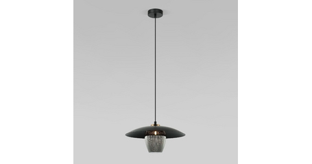 Подвесной светильник Eurosvet Kamari 50259/1 черный/дымчатый a064946