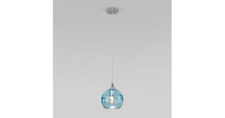 Подвесной светильник Eurosvet Lotus 50221/1 голубой