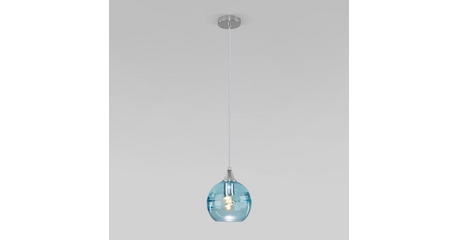 Подвесной светильник Eurosvet Lotus 50221/1 голубой