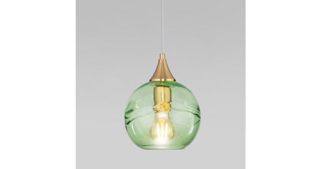 Подвесной светильник Eurosvet Lotus 50221/1 зеленый