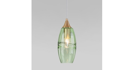 Подвесной светильник Eurosvet Lotus 50222/1 зеленый