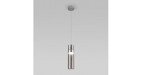Подвесной светильник Eurosvet Lumen 50244/1 LED хром/дымчатый a061289