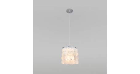Подвесной светильник Eurosvet Sandra 60185/1 хром/перламутр a069247