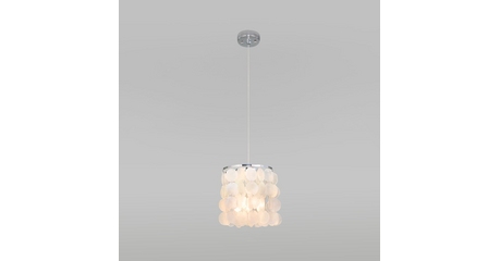 Подвесной светильник Eurosvet Sandra 60185/1 хром/перламутр a069247