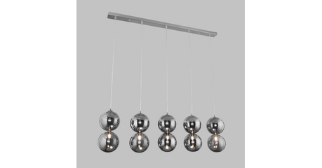 Подвесной светильник Eurosvet Selisa 50092/5 хром/дымчатый a060588