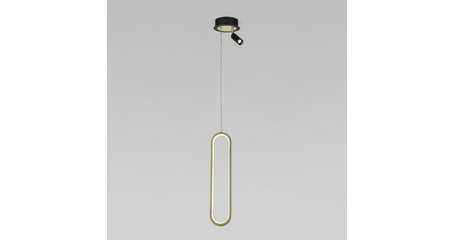 Подвесной светильник Eurosvet Spire 90269/1 черный/золото a060633