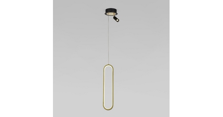 Подвесной светильник Eurosvet Spire 90269/1 черный/золото a060633