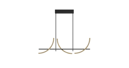 Подвесной светильник Maytoni Wabi MOD428PL-L20BK