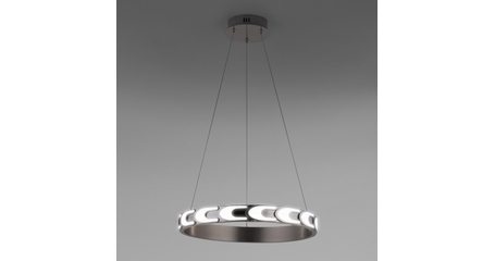 Подвесной светодиодный светильник Eurosvet Chain 90163/1 сатин-никель