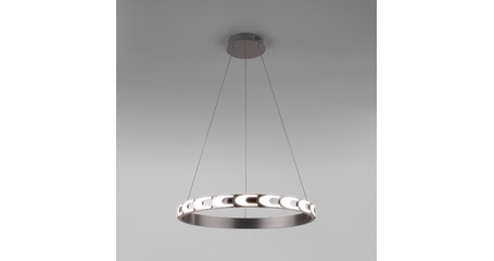 Подвесной светодиодный светильник Eurosvet Chain 90164/1 сатин-никель