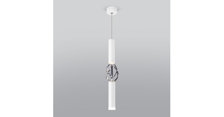Подвесной светодиодный светильник Eurosvet Lance 50191/1 LED белый/хром