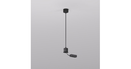 Подвод питания для подвесного монтажа трека Denkirs Smart Base TR2124-BK