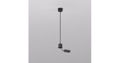 Подвод питания для подвесного монтажа трека Denkirs Smart Base TR2124-BK