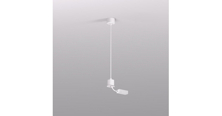 Подвод питания для подвесного монтажа трека Denkirs Smart Base TR2124-WH